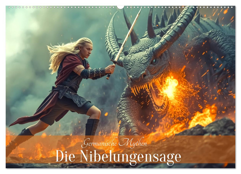 Germanische Mythen – Die Nibelungensage (CALVENDO Wandkalender 2027)