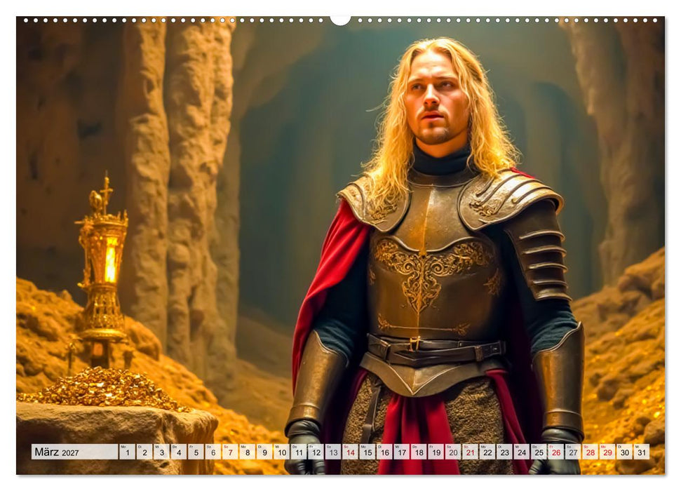 Germanische Mythen – Die Nibelungensage (CALVENDO Wandkalender 2027)