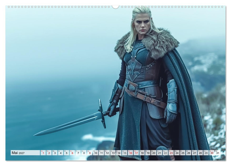 Germanische Mythen – Die Nibelungensage (CALVENDO Wandkalender 2027)