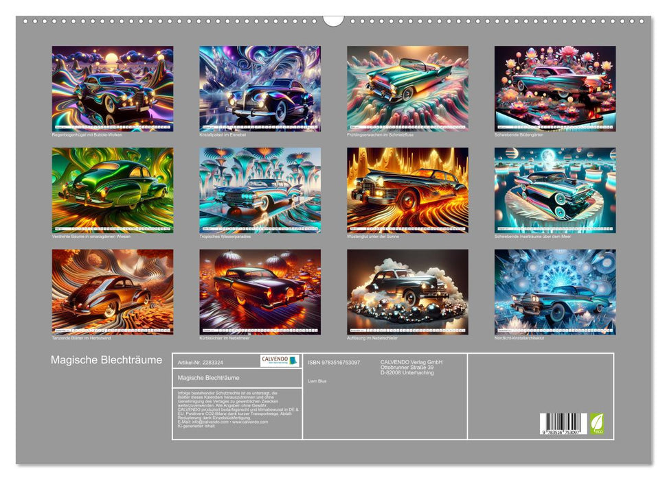 Magische Blechträume (CALVENDO Wandkalender 2027)