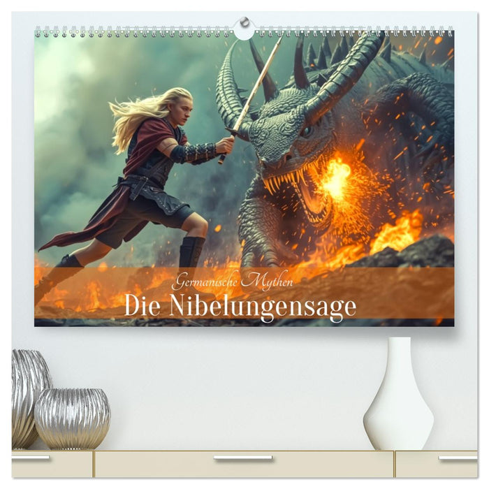 Germanische Mythen – Die Nibelungensage (CALVENDO Premium Wandkalender 2027)
