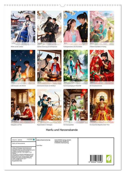 Hanfu und Herzensbande (CALVENDO Premium Wandkalender 2027)
