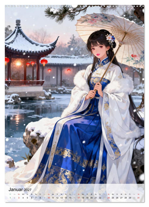 Hanfu und Herzensbande (CALVENDO Premium Wandkalender 2027)