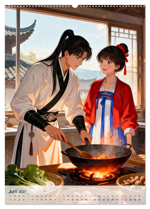 Hanfu und Herzensbande (CALVENDO Premium Wandkalender 2027)