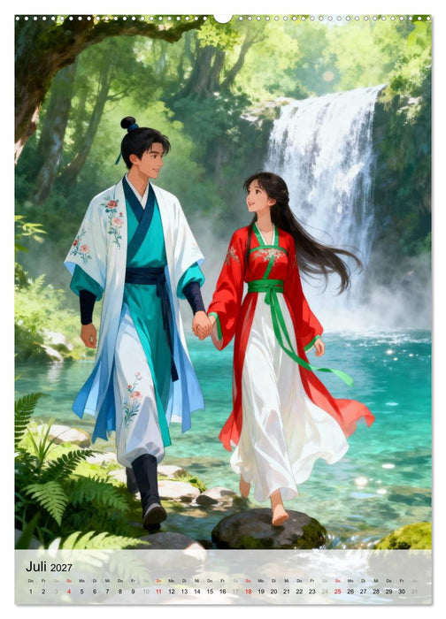 Hanfu und Herzensbande (CALVENDO Premium Wandkalender 2027)