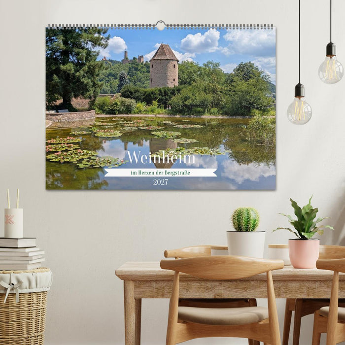 Weinheim im Herzen der Bergstraße (CALVENDO Wandkalender 2027)