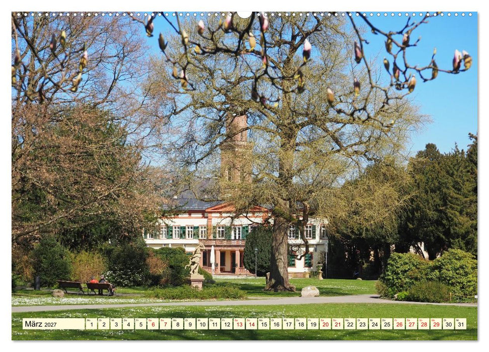 Weinheim im Herzen der Bergstraße (CALVENDO Wandkalender 2027)