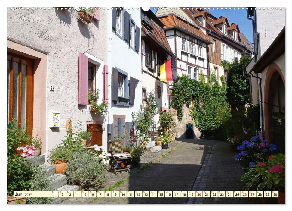 Weinheim im Herzen der Bergstraße (CALVENDO Wandkalender 2027)