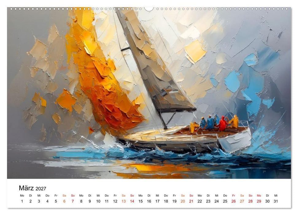 Segeln - Tanz mit dem Wind (CALVENDO Wandkalender 2027)