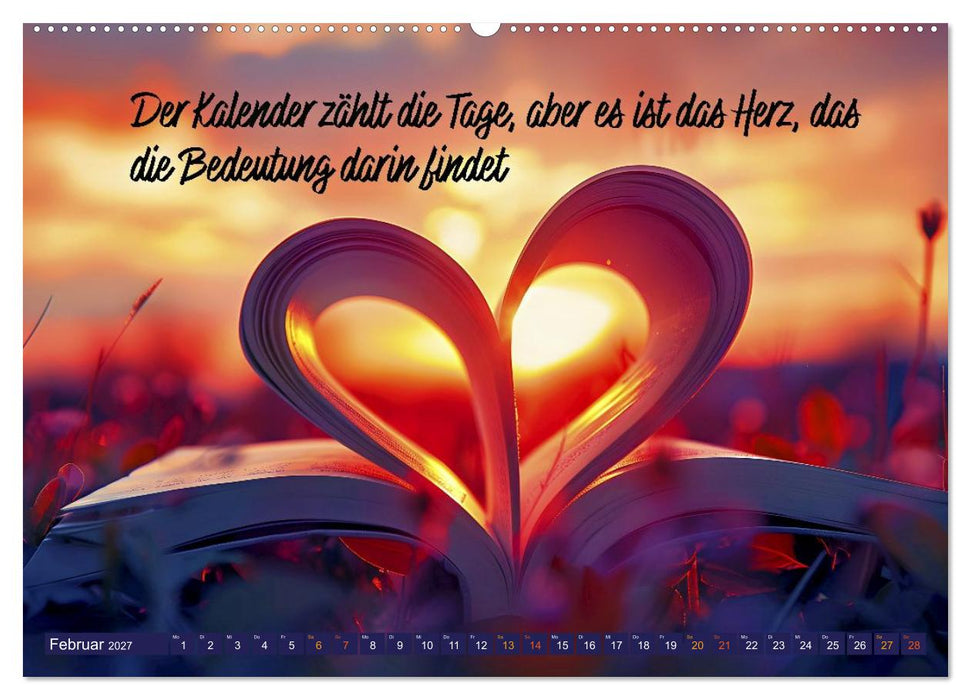 Trost - in stillen Momenten (CALVENDO Premium Wandkalender 2027)