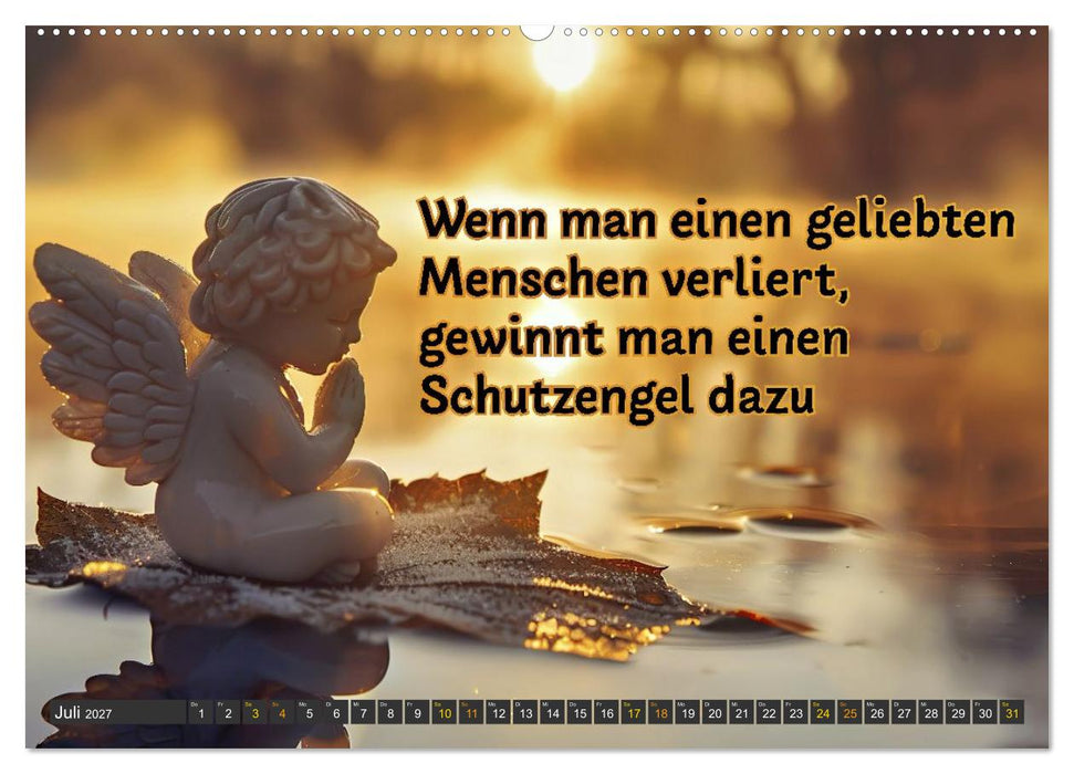Trost - in stillen Momenten (CALVENDO Premium Wandkalender 2027)