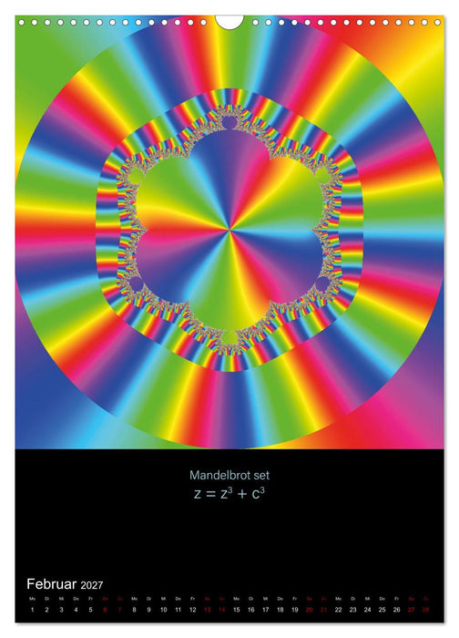 Psychedelische Fraktalbilder inkl. Formel (CALVENDO Wandkalender 2027)
