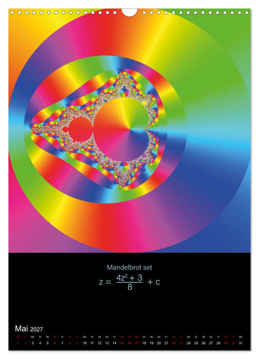 Psychedelische Fraktalbilder inkl. Formel (CALVENDO Wandkalender 2027)