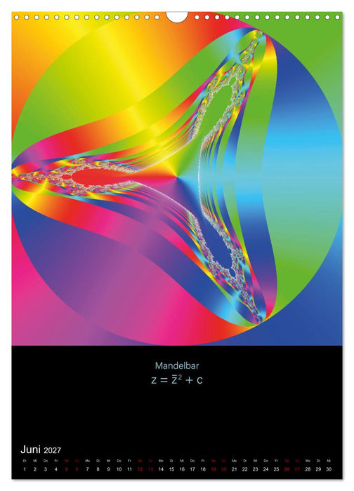Psychedelische Fraktalbilder inkl. Formel (CALVENDO Wandkalender 2027)