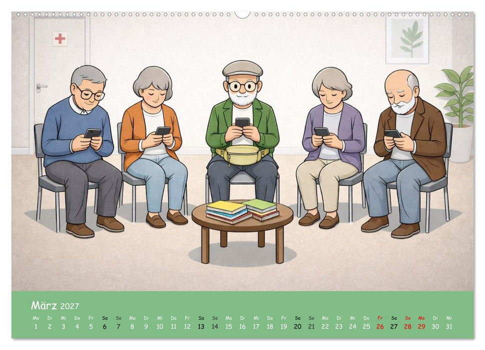 Ich bin noch nicht fertig - Opa Edition (CALVENDO Wandkalender 2027)