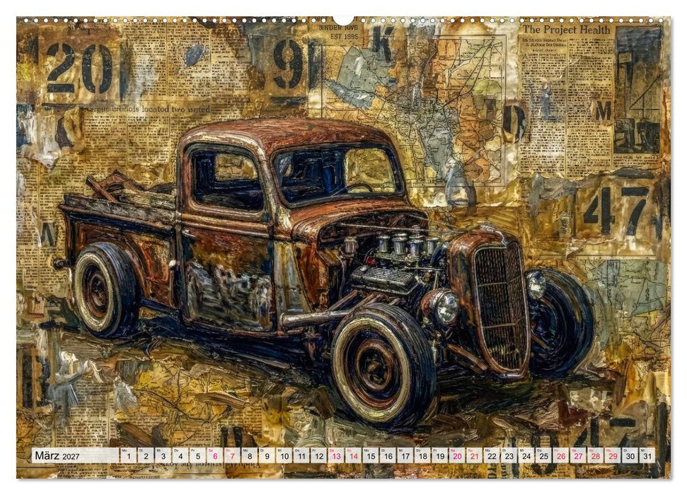 Patina und PS (CALVENDO Premium Wandkalender 2027)