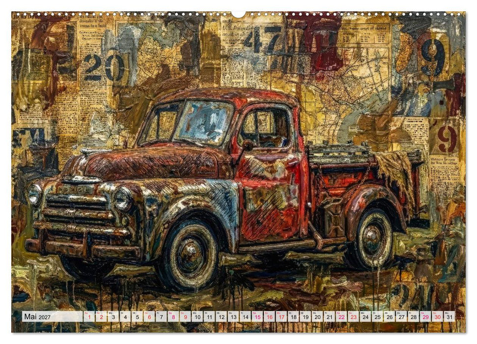 Patina und PS (CALVENDO Premium Wandkalender 2027)