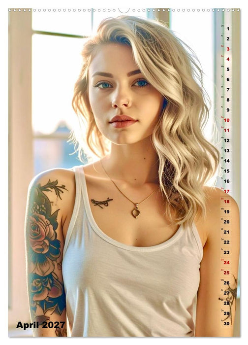 Tattoo Beautys (CALVENDO Wandkalender 2027)