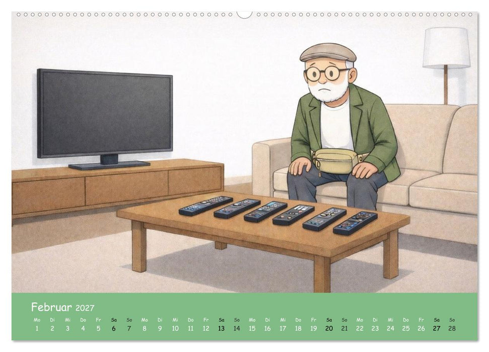 Ich bin noch nicht fertig - Opa Edition (CALVENDO Premium Wandkalender 2027)