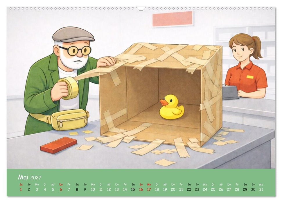 Ich bin noch nicht fertig - Opa Edition (CALVENDO Premium Wandkalender 2027)