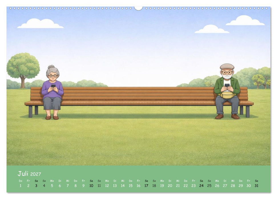 Ich bin noch nicht fertig - Opa Edition (CALVENDO Premium Wandkalender 2027)