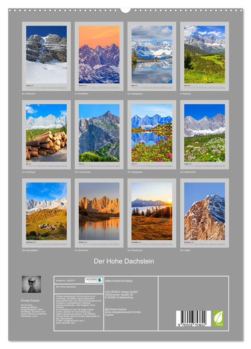Der Hohe Dachstein (CALVENDO Premium Wandkalender 2027)