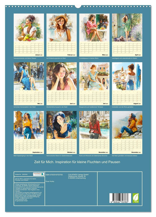 Zeit für Mich. Inspiration für kleine Fluchten und Pausen (CALVENDO Premium Wandkalender 2027)