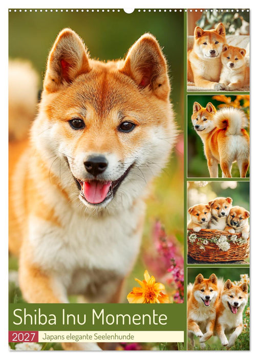 Shiba Inu Momente. Japans elegante Seelenhunde (CALVENDO Wandkalender 2027)