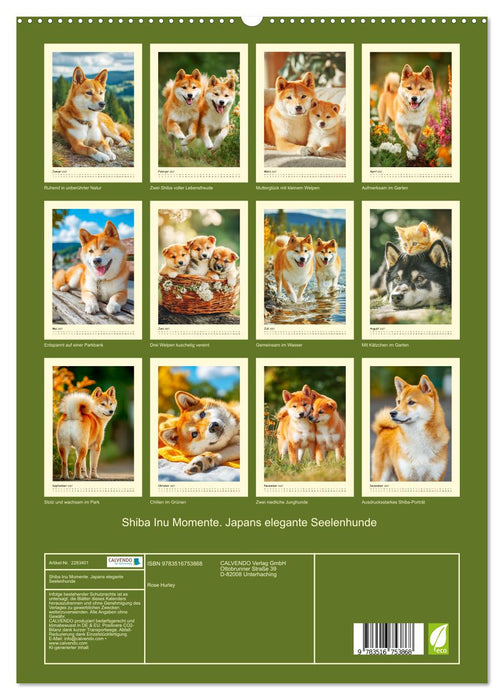 Shiba Inu Momente. Japans elegante Seelenhunde (CALVENDO Premium Wandkalender 2027)
