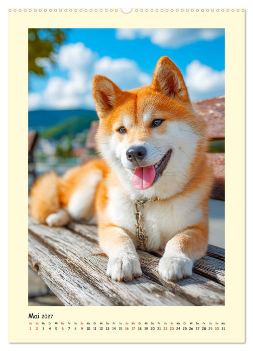 Shiba Inu Momente. Japans elegante Seelenhunde (CALVENDO Premium Wandkalender 2027)