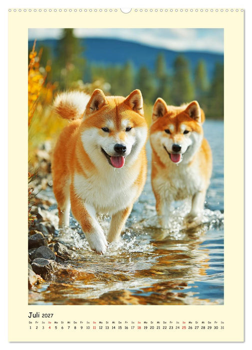 Shiba Inu Momente. Japans elegante Seelenhunde (CALVENDO Premium Wandkalender 2027)