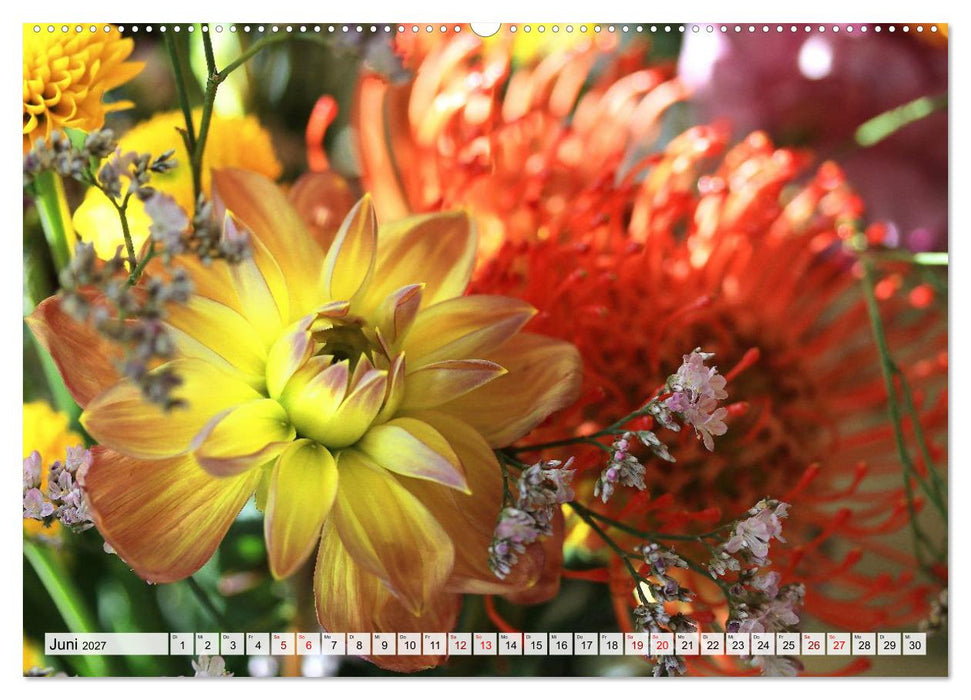 Blumen, bunt gemischt (CALVENDO Premium Wandkalender 2027)