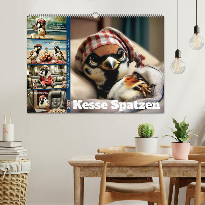 Kesse Spatzen (CALVENDO Wandkalender 2027)