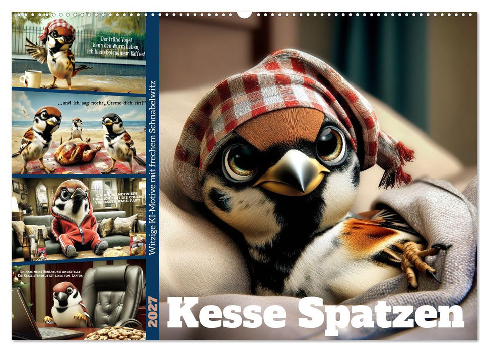 Kesse Spatzen (CALVENDO Wandkalender 2027)