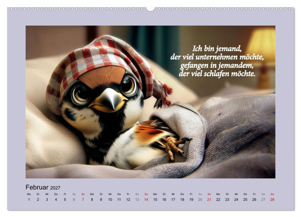 Kesse Spatzen (CALVENDO Wandkalender 2027)