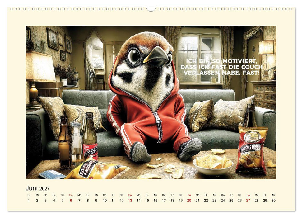 Kesse Spatzen (CALVENDO Wandkalender 2027)