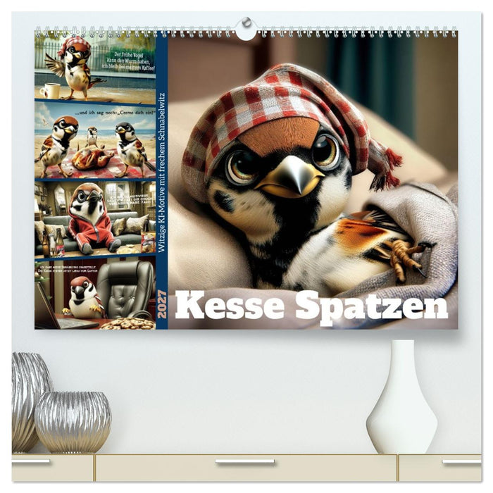 Kesse Spatzen (CALVENDO Premium Wandkalender 2027)