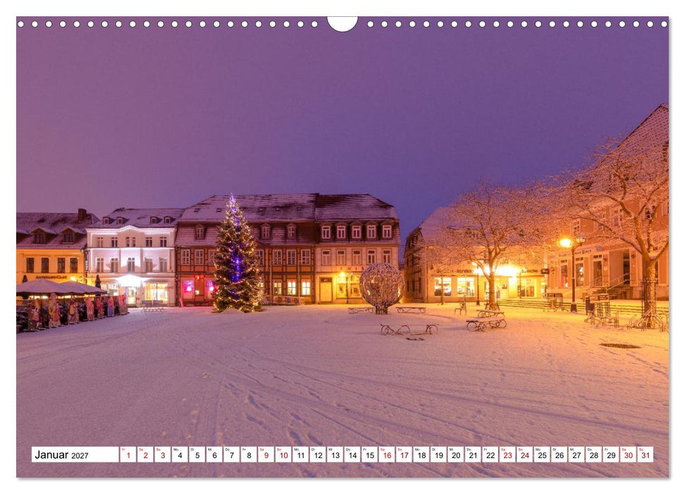 Waren Müritz, nach Sonnenuntergang (CALVENDO Wandkalender 2027)