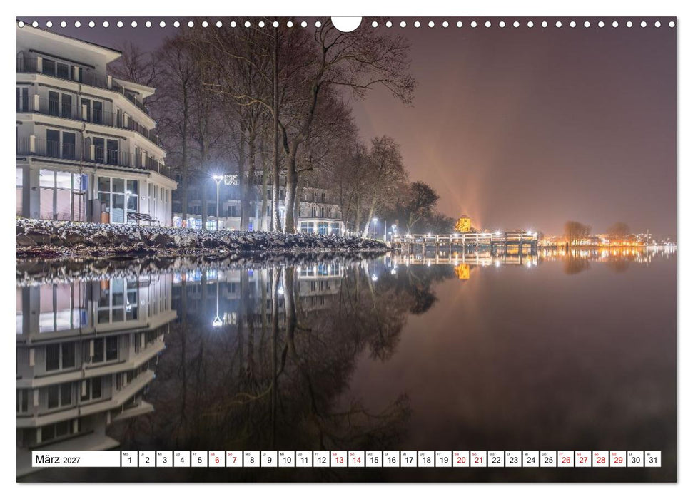 Waren Müritz, nach Sonnenuntergang (CALVENDO Wandkalender 2027)