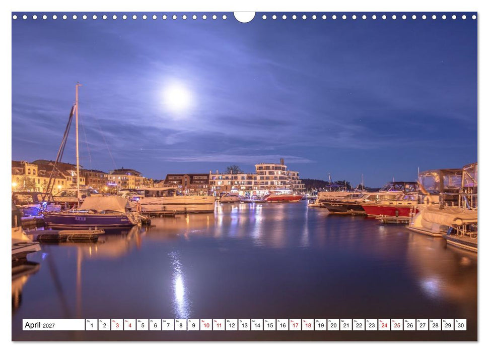 Waren Müritz, nach Sonnenuntergang (CALVENDO Wandkalender 2027)