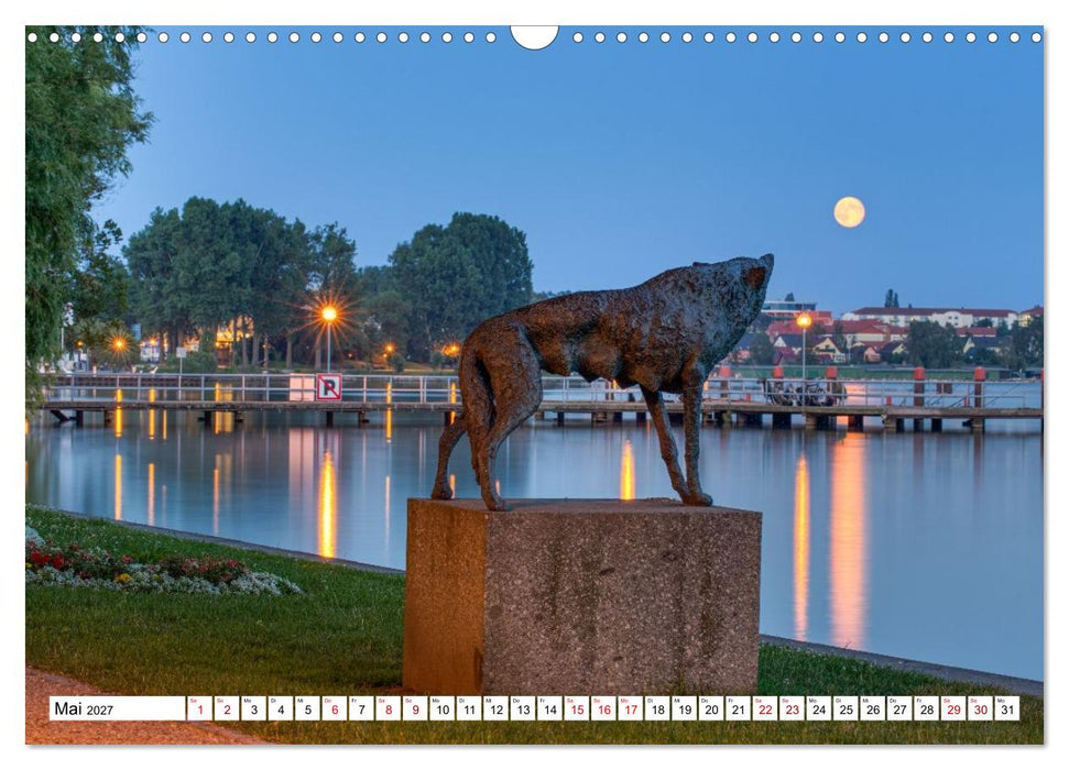 Waren Müritz, nach Sonnenuntergang (CALVENDO Wandkalender 2027)