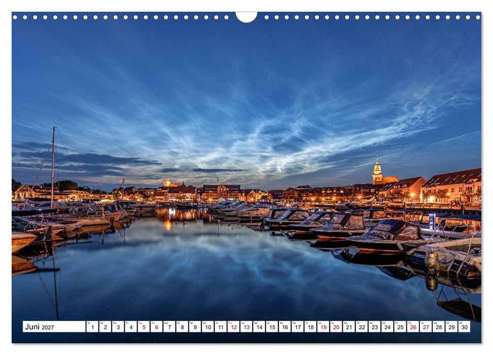Waren Müritz, nach Sonnenuntergang (CALVENDO Wandkalender 2027)