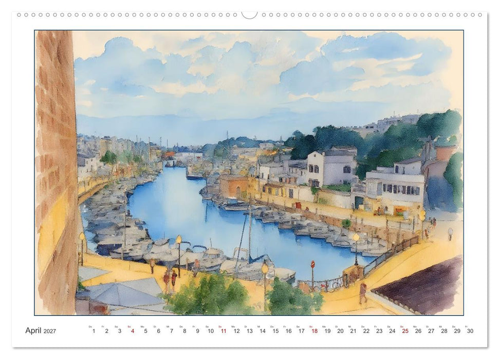 Beschauliches Menorca (CALVENDO Wandkalender 2027)