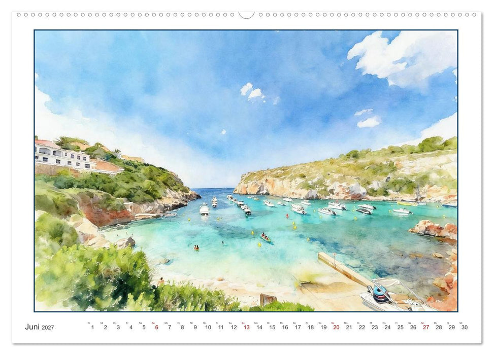 Beschauliches Menorca (CALVENDO Wandkalender 2027)