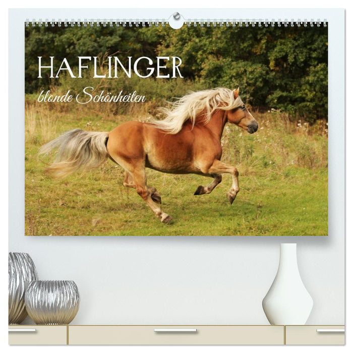 Haflinger - blonde Schönheiten (CALVENDO Premium Wandkalender 2027)