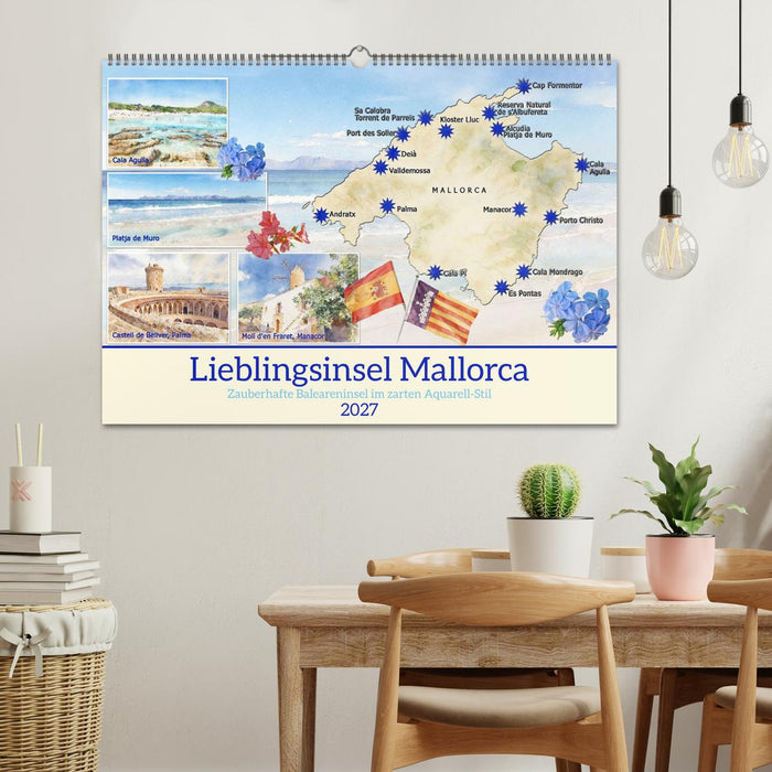 Lieblingsinsel Mallorca (CALVENDO Wandkalender 2027)