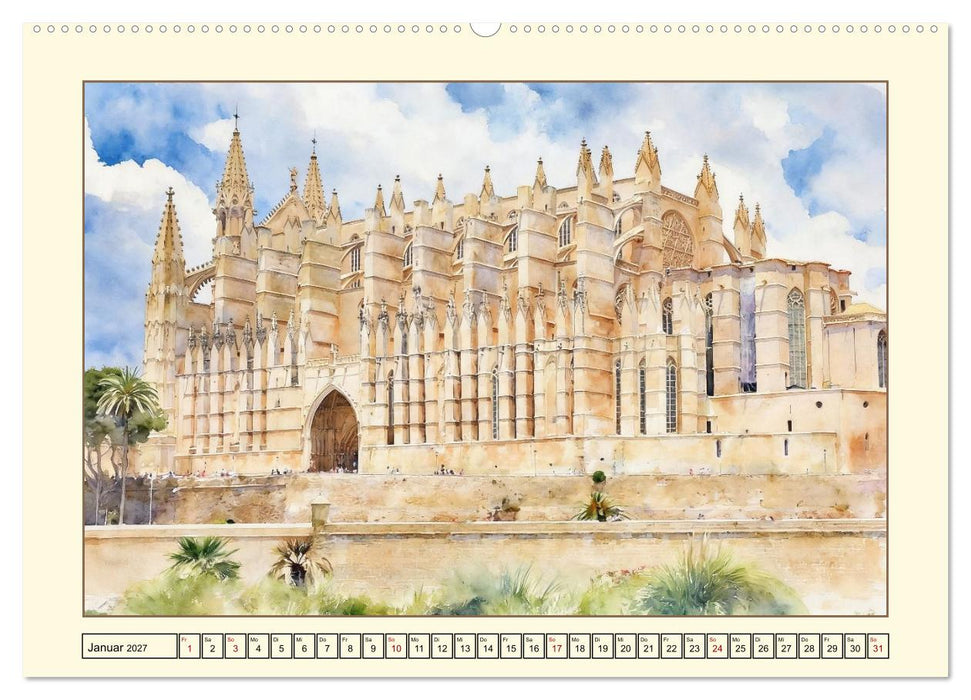 Lieblingsinsel Mallorca (CALVENDO Wandkalender 2027)