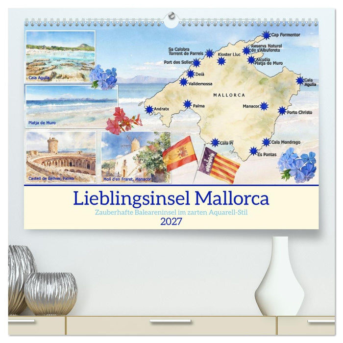 Lieblingsinsel Mallorca (CALVENDO Premium Wandkalender 2027)