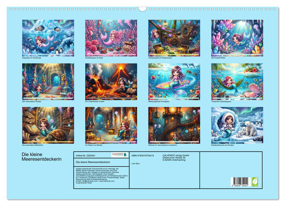 Die kleine Meeresentdeckerin (CALVENDO Wandkalender 2027)
