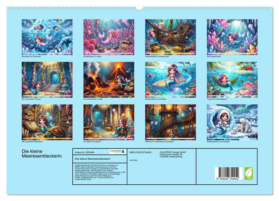 Die kleine Meeresentdeckerin (CALVENDO Premium Wandkalender 2027)